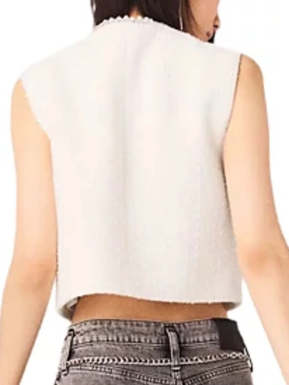 Laderisso Beaded Tweed Vest - Picture 4 of 7